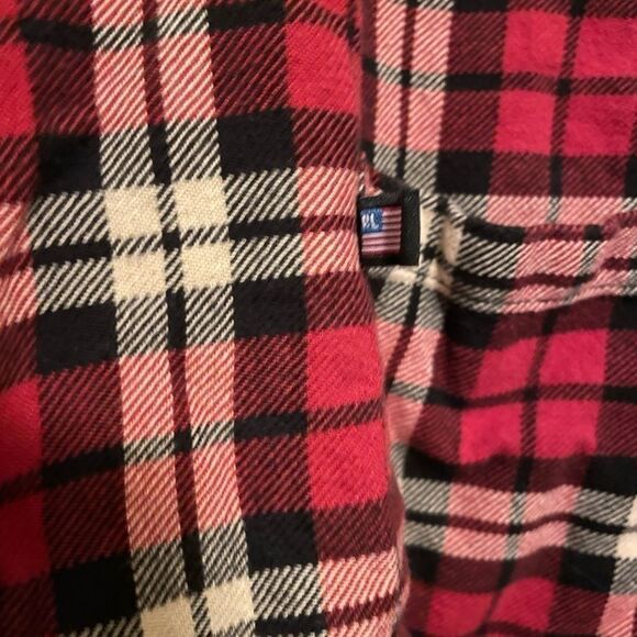 POLO JEANS COMPANY RALPH LAUREN authentic denim wear plaid button up shirt large - Picture 5 of 5